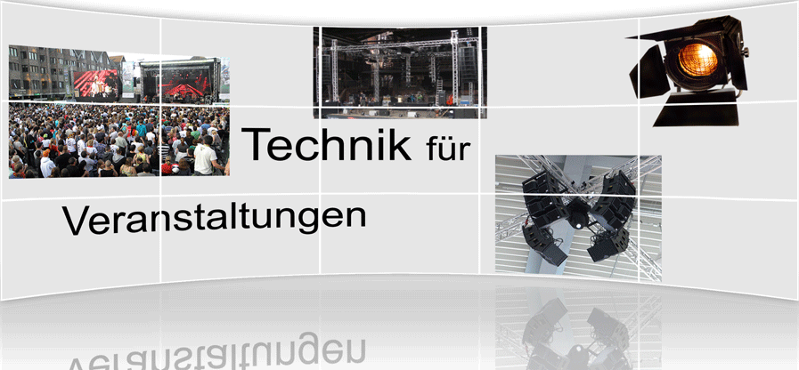 Technik für Veranstaltungen